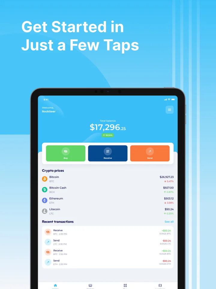 RockItCoin - Buy Bitcoin Now 软件截图