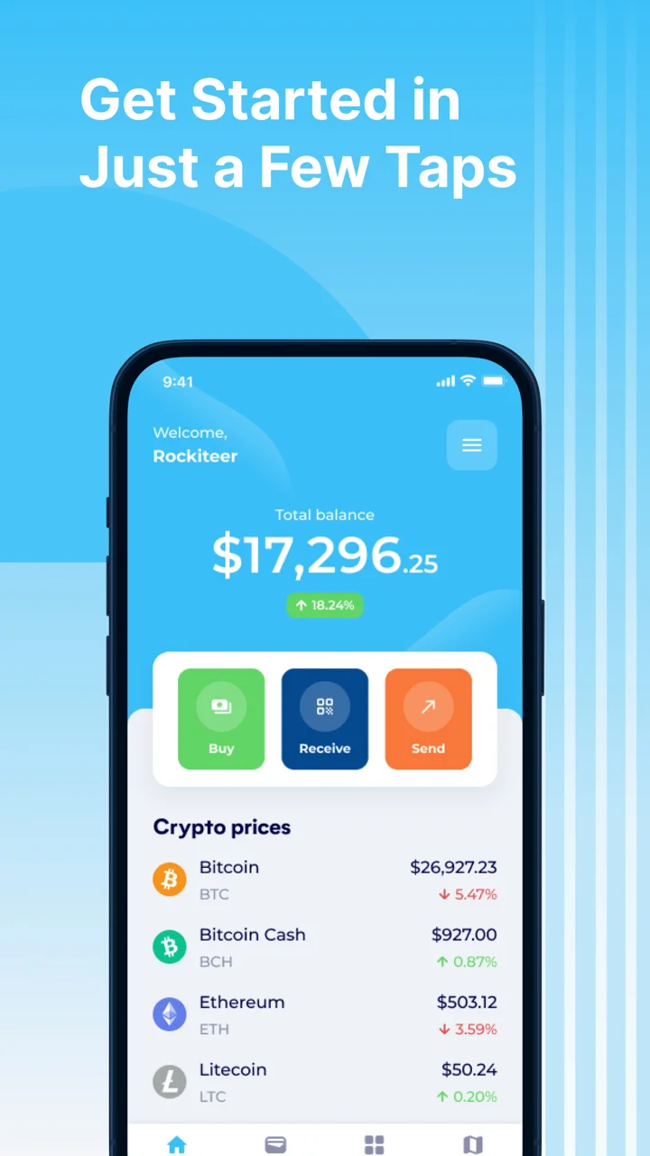 RockItCoin - Buy Bitcoin Now 软件截图