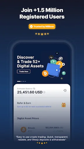 CoinMENA: Buy Bitcoin Now 软件截图