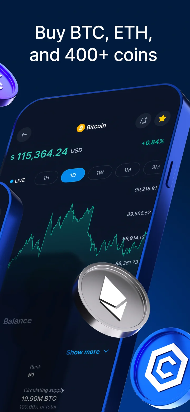 Crypto.com: Buy BTC, ETH & CRO 软件截图