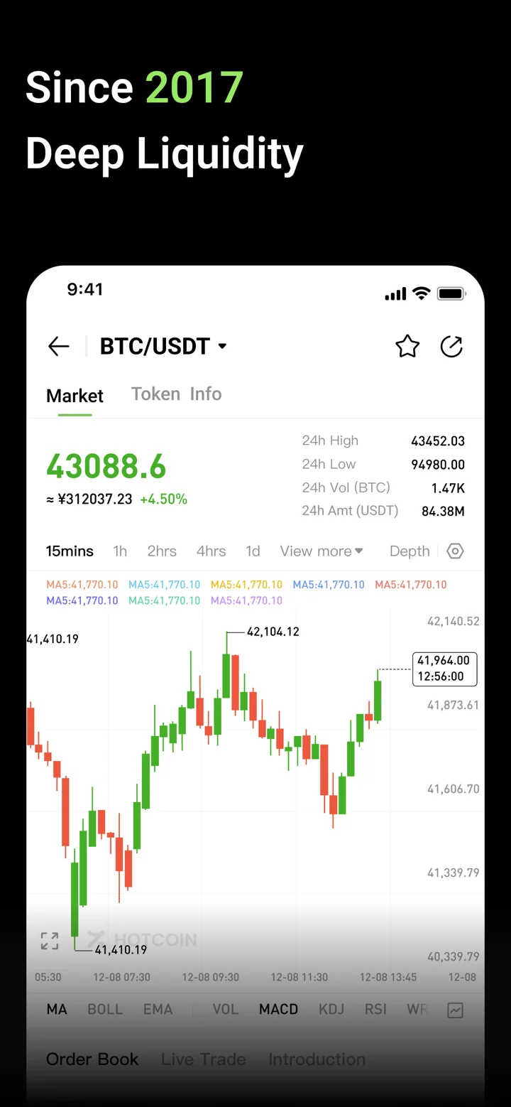 Hotcoin: Buy Bitcoin | Crypto 软件截图