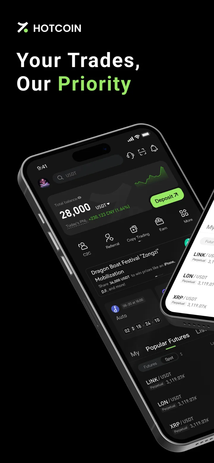 Hotcoin: Buy Bitcoin | Crypto 软件截图