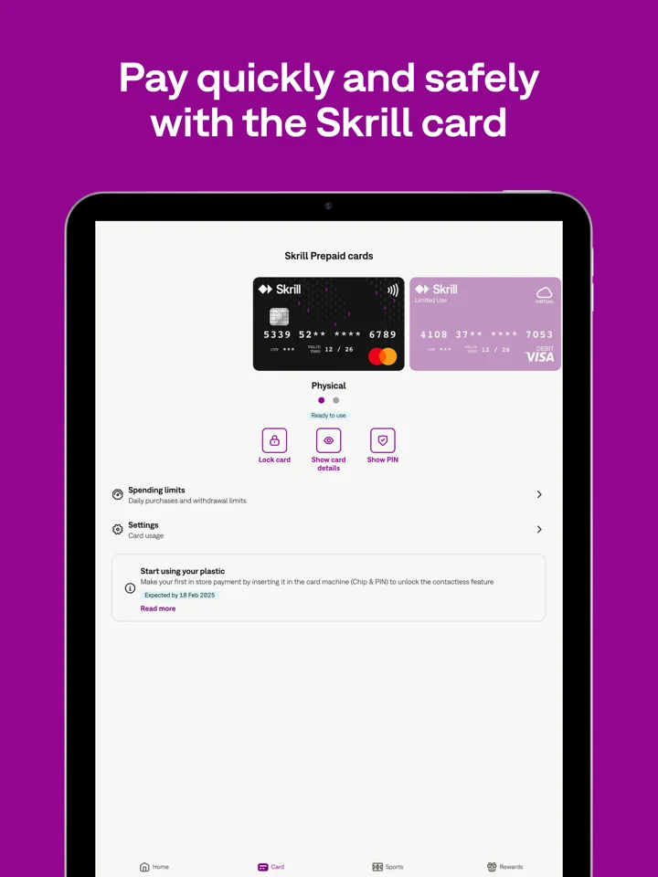 Skrill - Pay & Transfer Money 软件截图