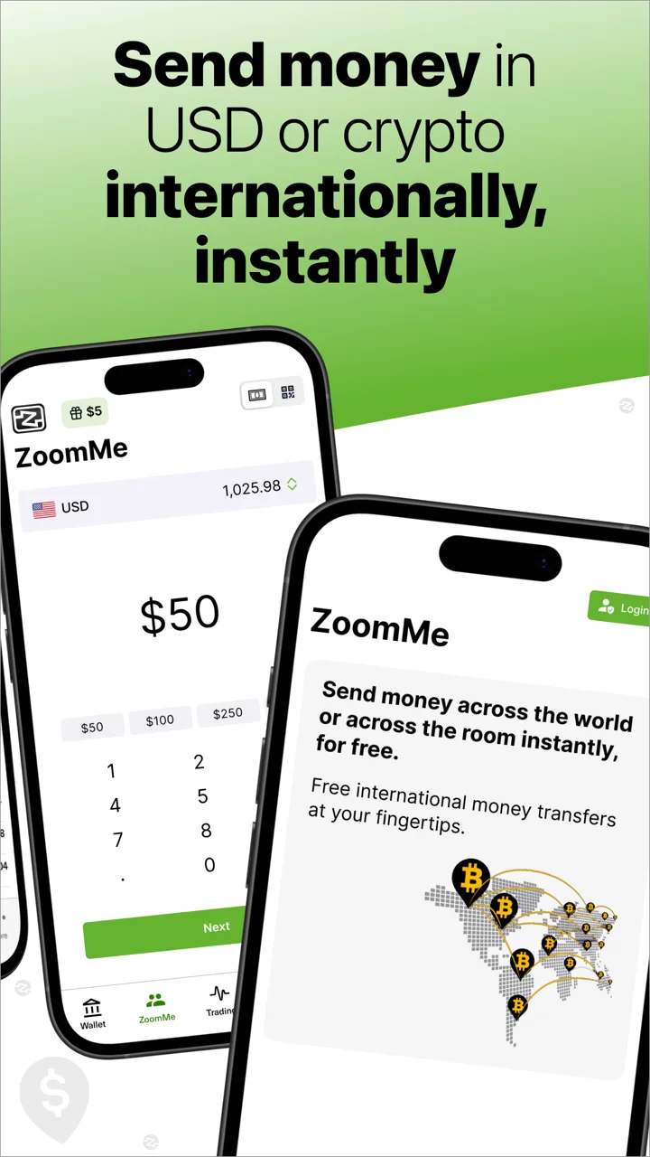 CoinZoom Buy, Spend, Send BTC 软件截图
