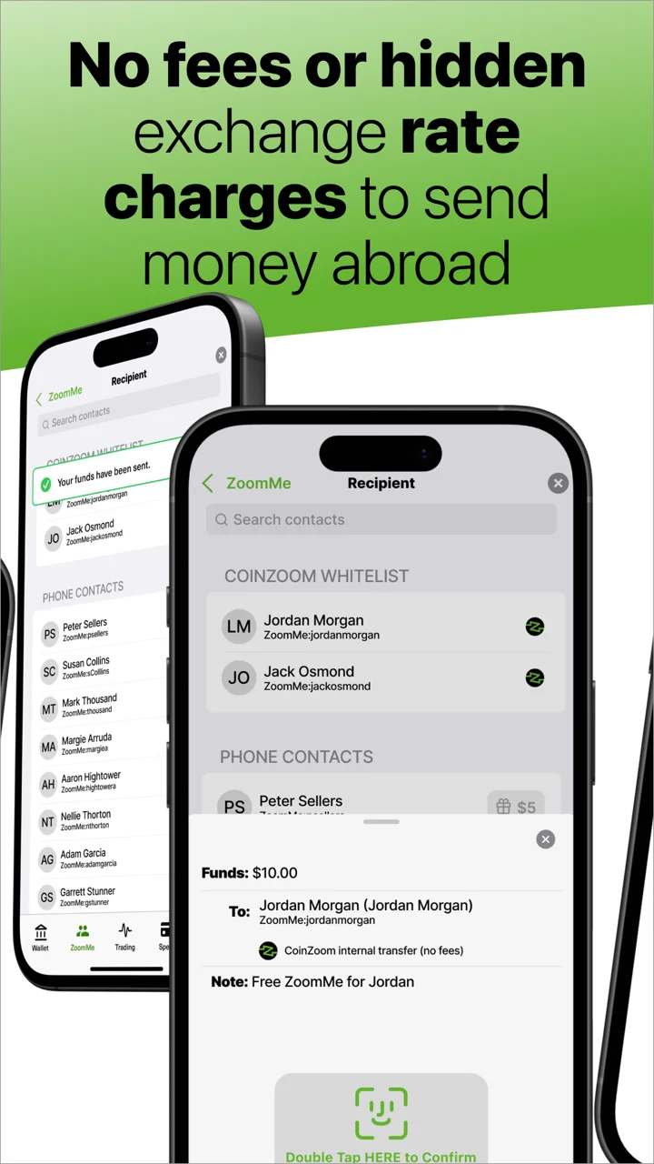 CoinZoom Buy, Spend, Send BTC 软件截图