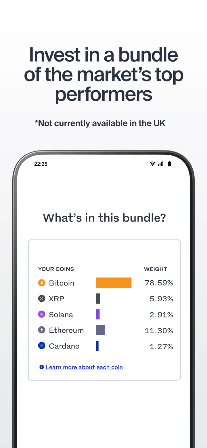 Luno: Buy Crypto and US Stocks 软件截图