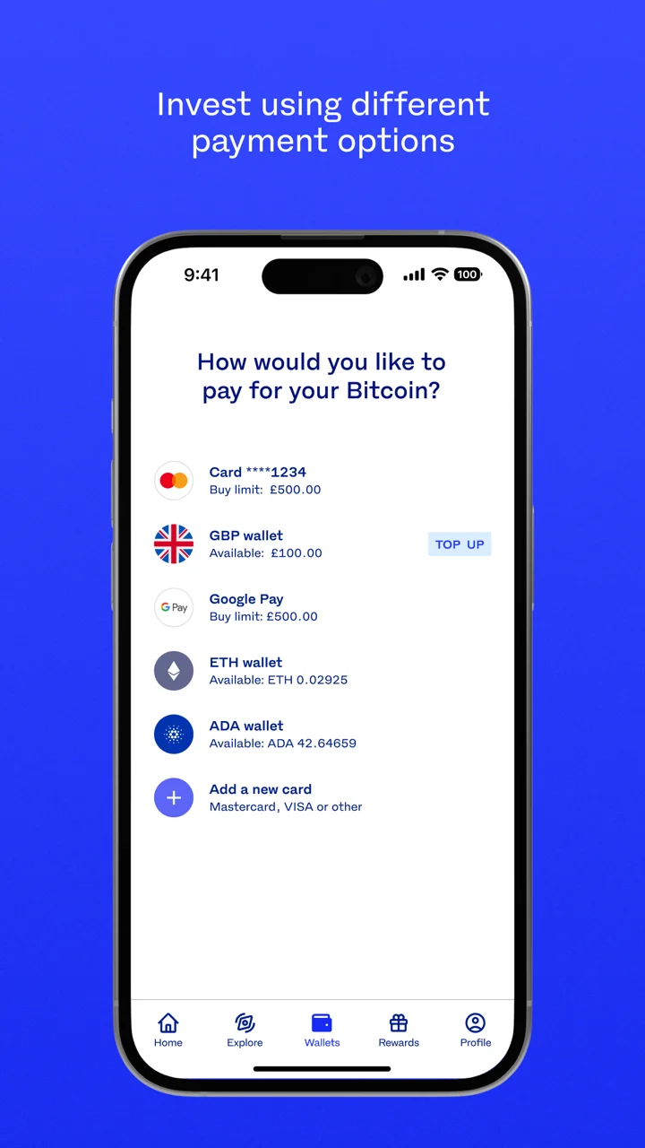 Luno: Buy Crypto and US Stocks 软件截图