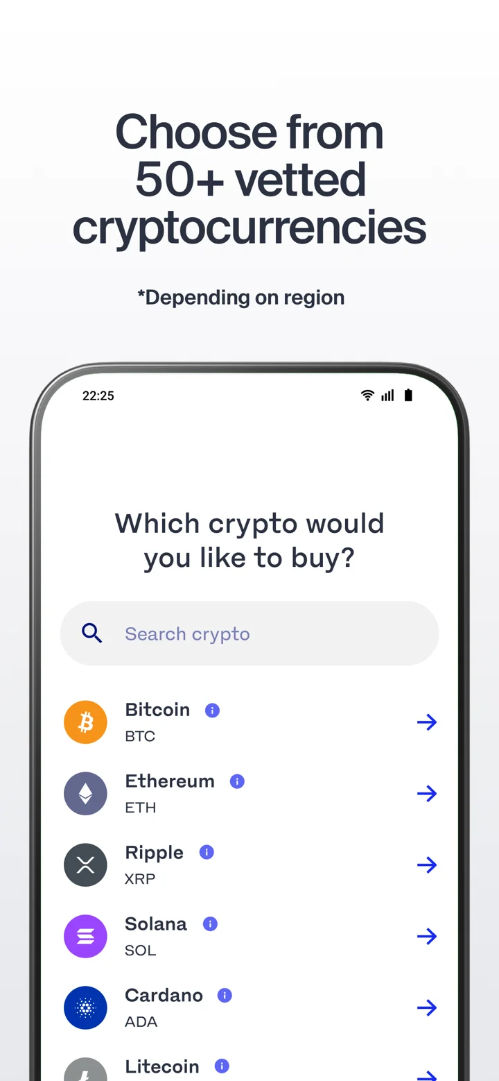 Luno: Buy Crypto and US Stocks 软件截图