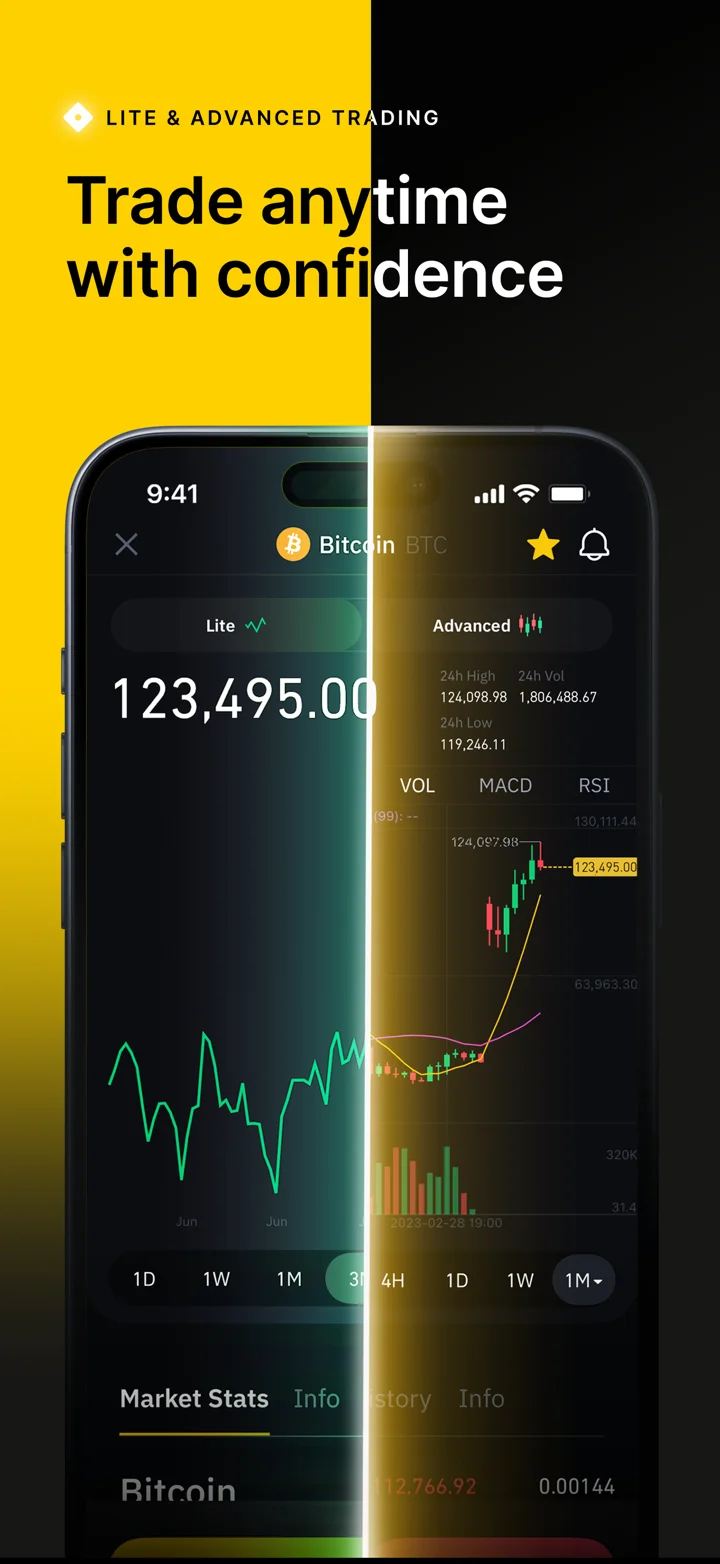 Binance.US: Buy BTC & Crypto 软件截图