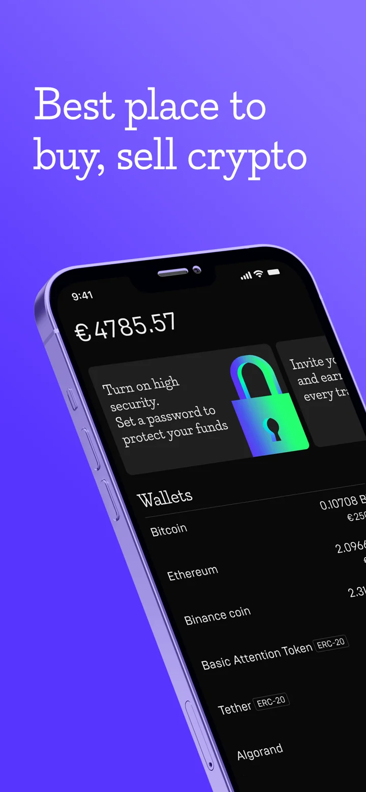 Mercuryo Bitcoin Cryptowallet 软件截图