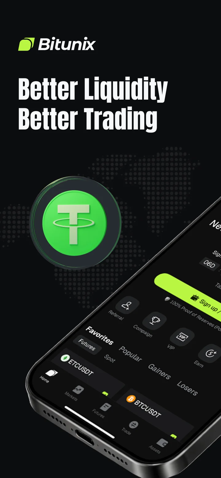 Bitunix: Trade Crypto, Bitcoin 软件截图