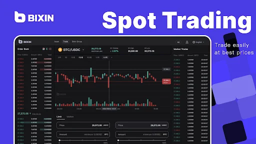 Bixin - Virtual Assets Trading 软件截图