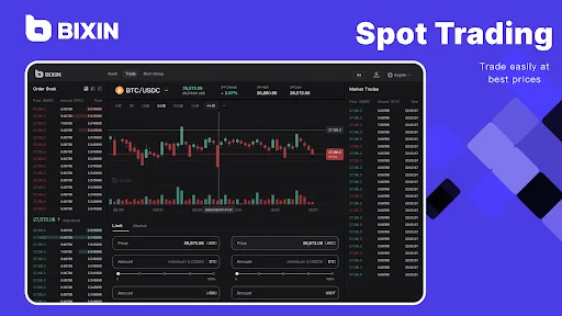 Bixin - Virtual Assets Trading 软件截图