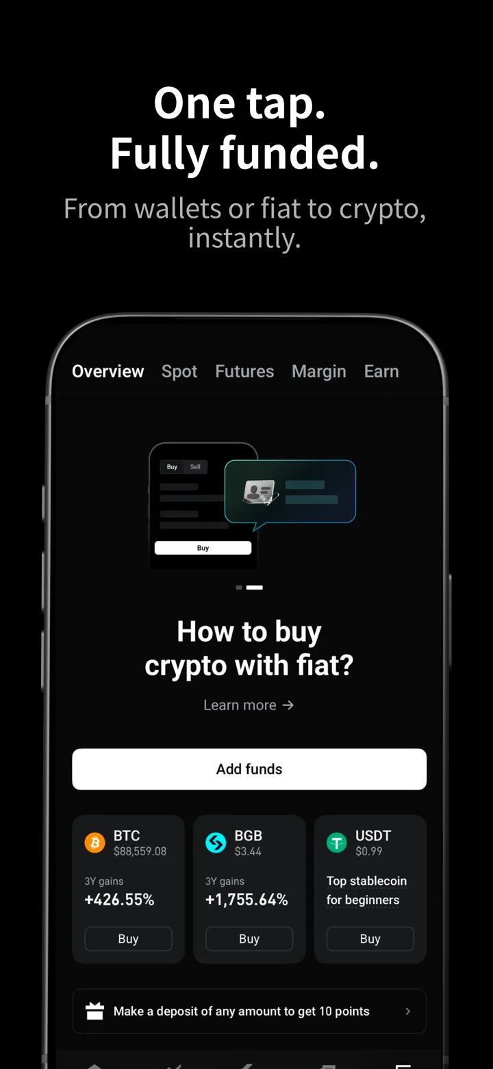 Bitget- Trade bitcoin & crypto 软件截图