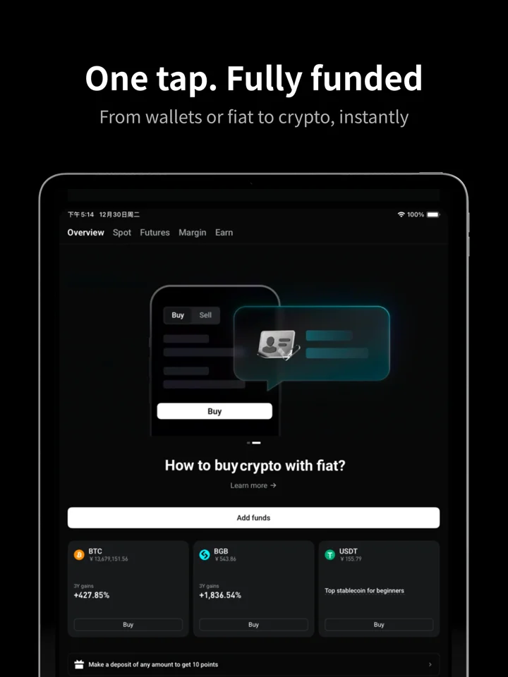 Bitget- Trade bitcoin & crypto 软件截图