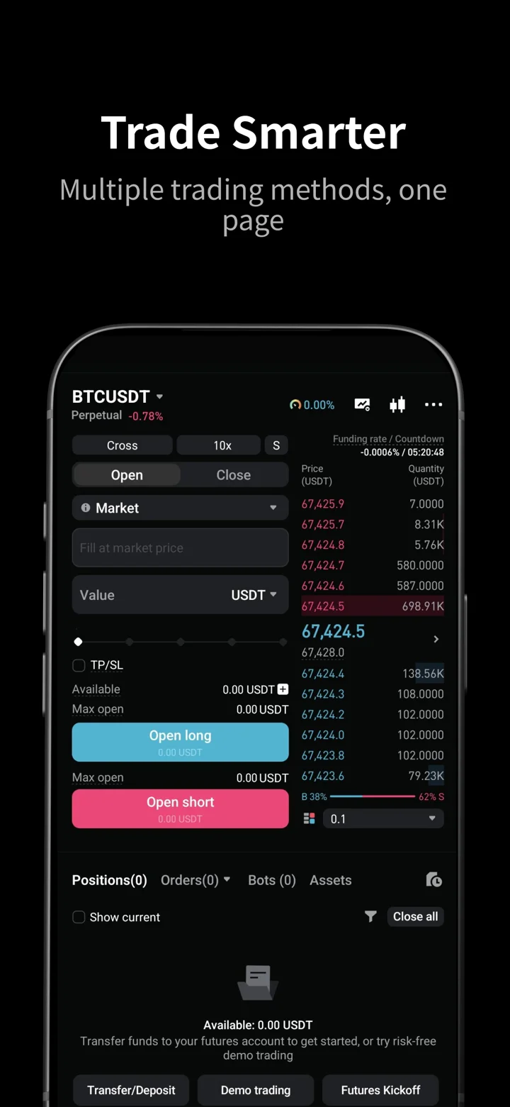 Bitget- Trade bitcoin & crypto 软件截图