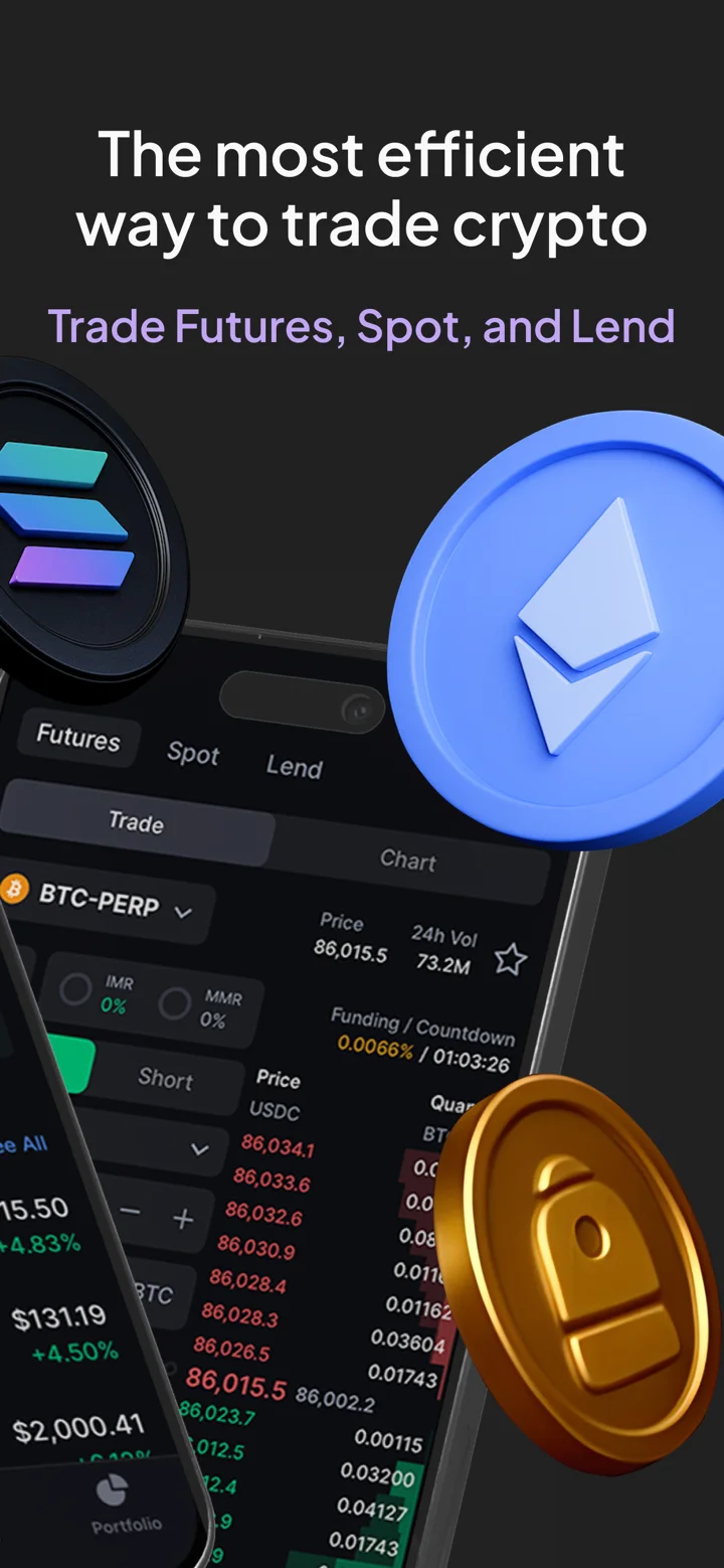 Backpack: Buy SOL, BTC, Crypto 软件截图