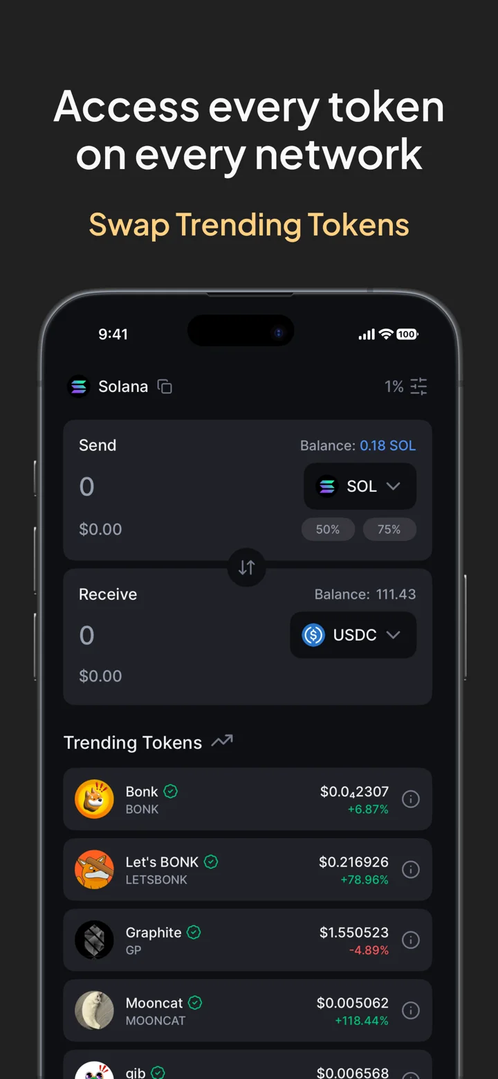 Backpack: Buy SOL, BTC, Crypto 软件截图