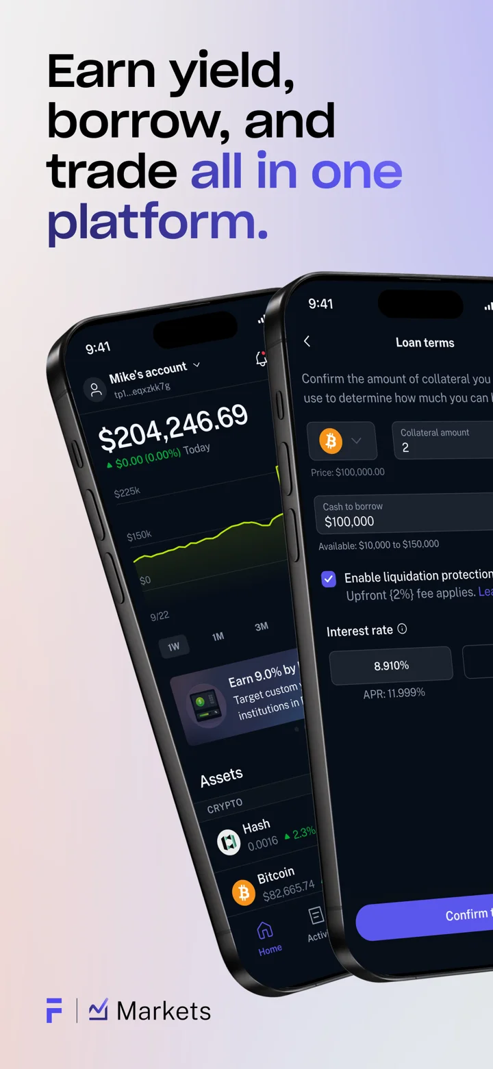 Figure Markets: Earn & Borrow 软件截图