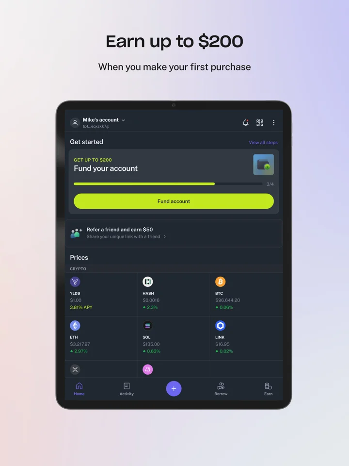 Figure Markets: Earn & Borrow 软件截图