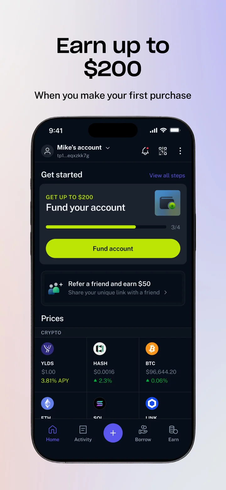 Figure Markets: Earn & Borrow 软件截图