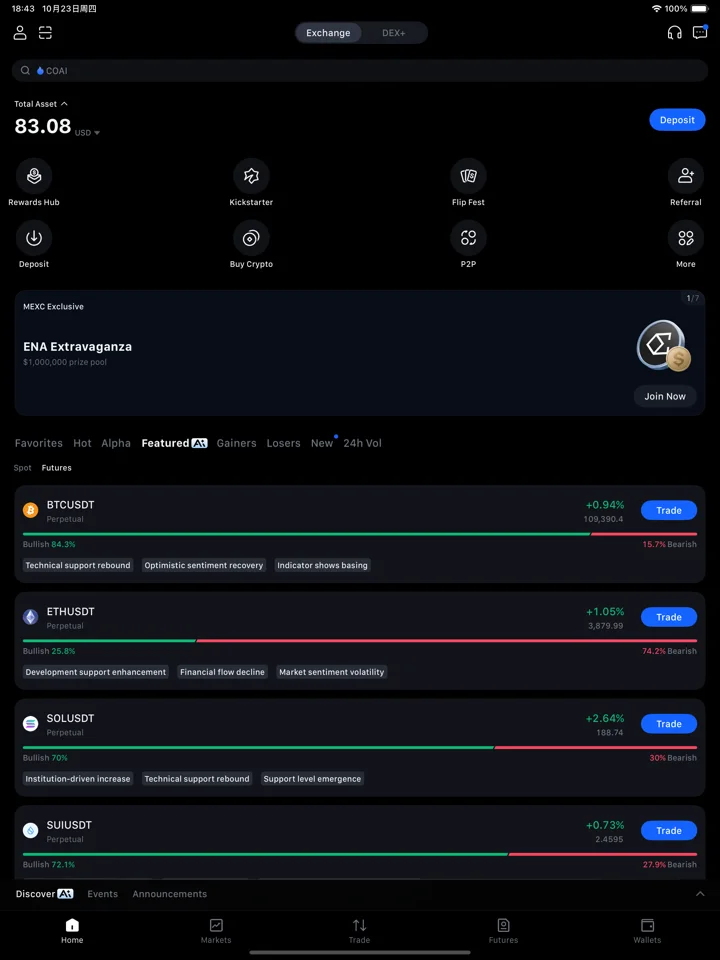 MEXC: Buy Bitcoin & Crypto 软件截图