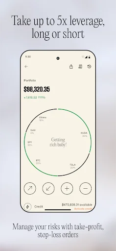 Neverless: Stocks & Crypto 软件截图