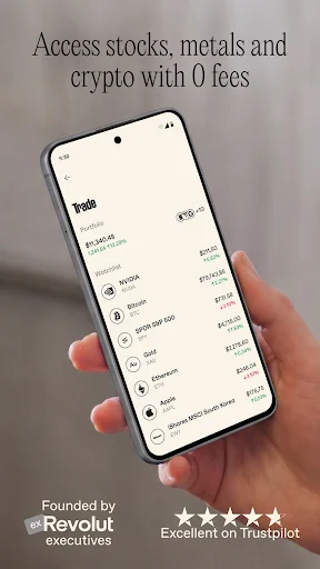 Neverless: Stocks & Crypto 软件截图
