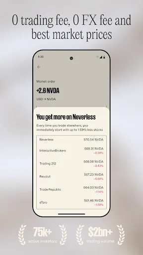 Neverless: Stocks & Crypto 软件截图