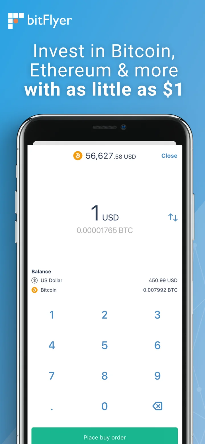 bitFlyer Crypto Exchange 软件截图