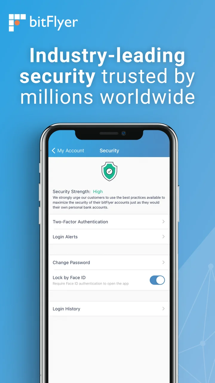 bitFlyer Crypto Exchange 软件截图