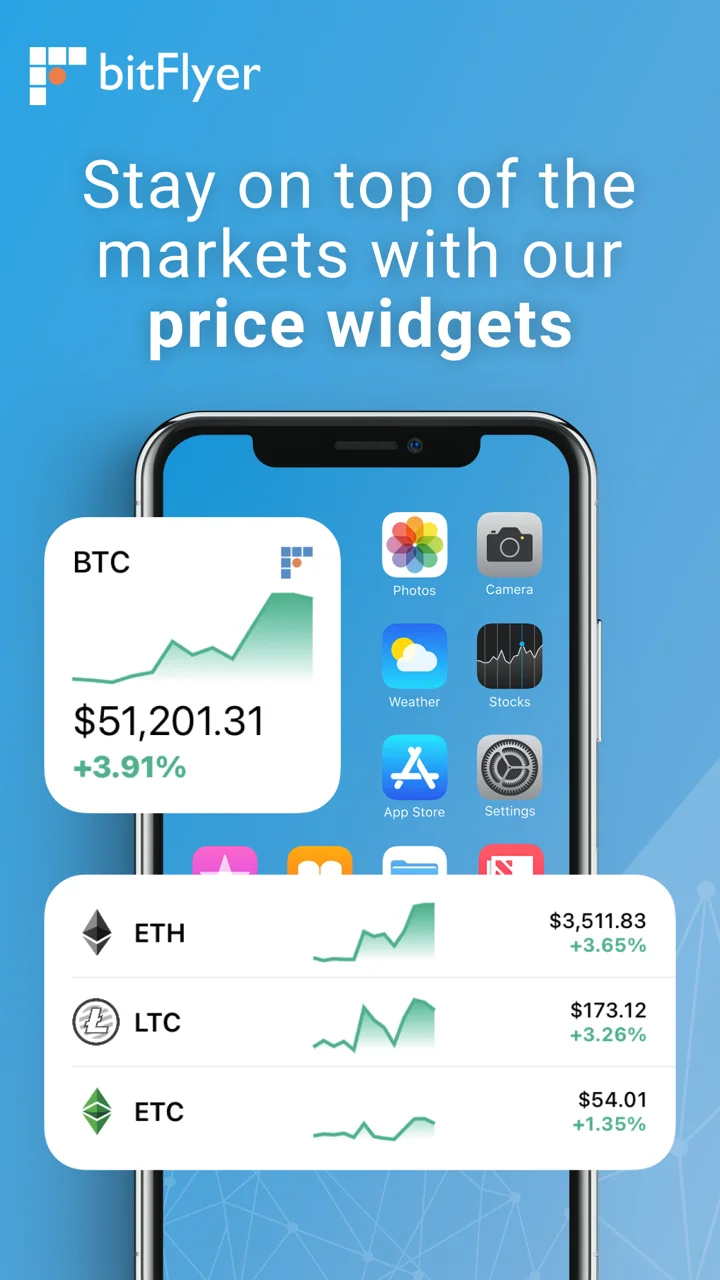 bitFlyer Crypto Exchange 软件截图