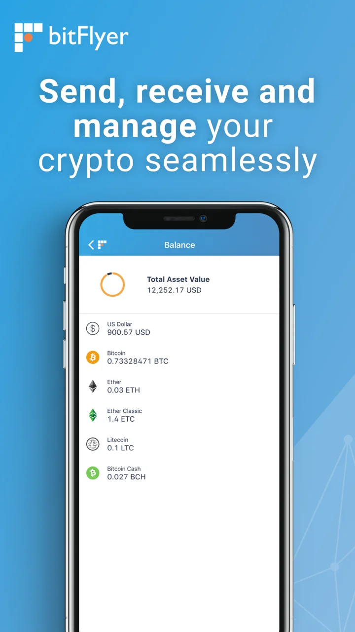 bitFlyer Crypto Exchange 软件截图