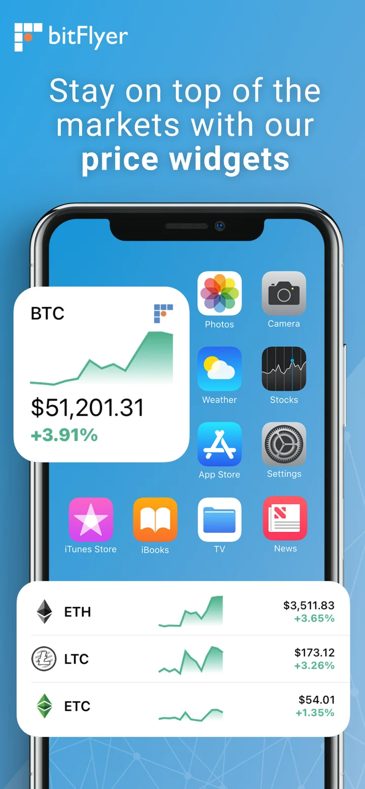 bitFlyer Crypto Exchange 软件截图