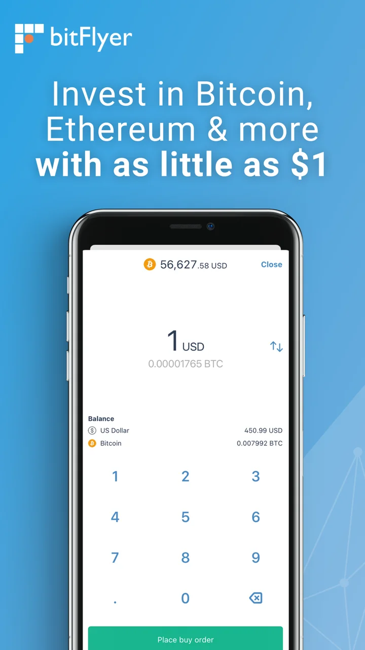 bitFlyer Crypto Exchange 软件截图