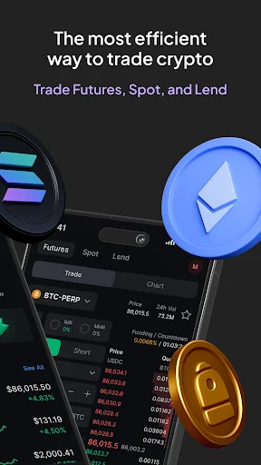 Backpack: Buy SOL, BTC, Crypto 软件截图