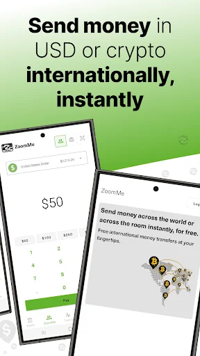 CoinZoom Buy, Spend, Send BTC 软件截图