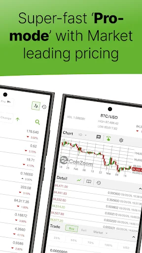 CoinZoom Buy, Spend, Send BTC 软件截图
