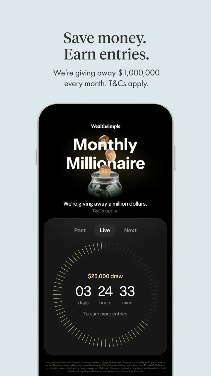 Wealthsimple 软件截图