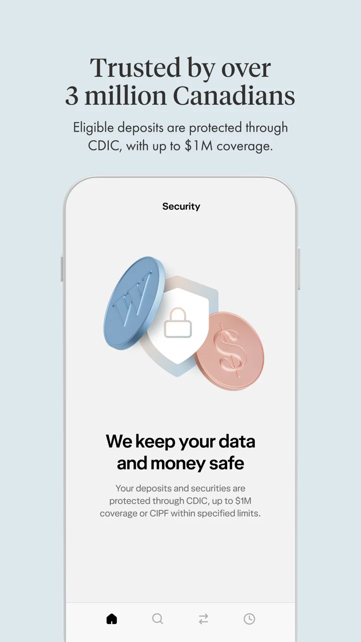 Wealthsimple 软件截图