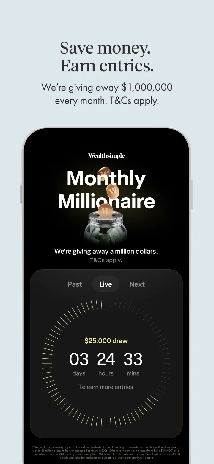 Wealthsimple 软件截图