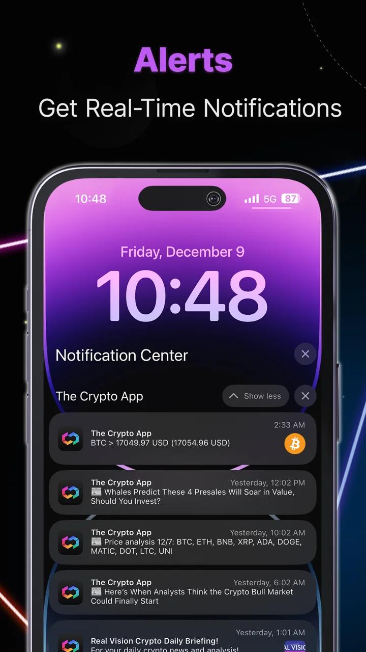 The Crypto App: News & Alerts 软件截图