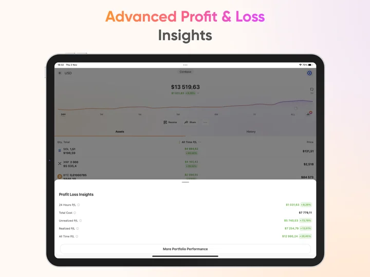CoinStats: Crypto Portfolio 软件截图