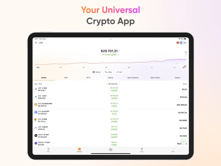 CoinStats: Crypto Portfolio 软件截图