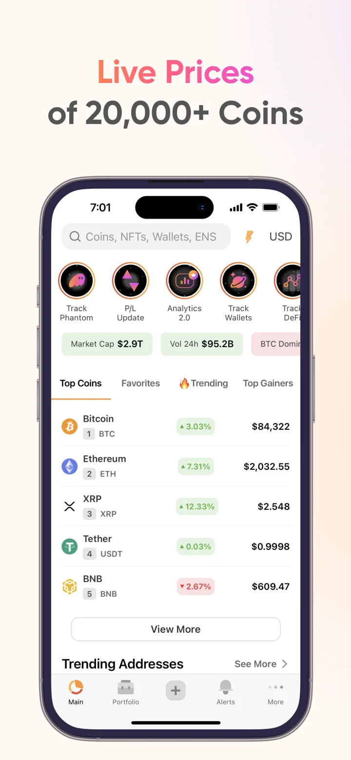 CoinStats: Crypto Portfolio 软件截图