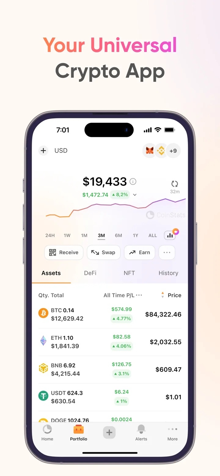 CoinStats: Crypto Portfolio 软件截图