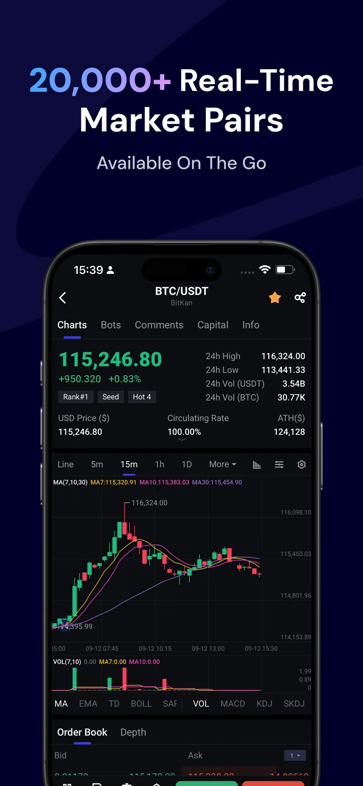 BitKan: Buy Bitcoin & Crypto 软件截图