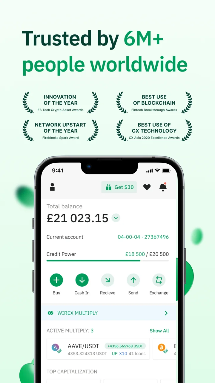 Wirex: All-In-One Trading App 软件截图