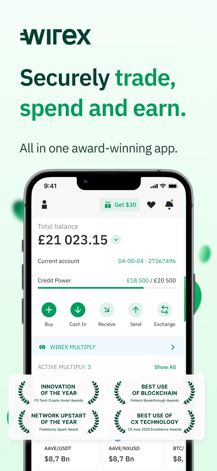 Wirex: All-In-One Trading App 软件截图