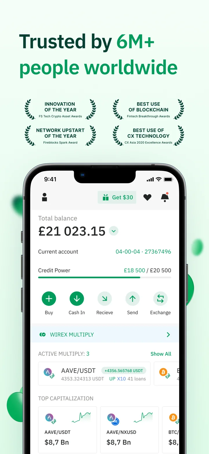 Wirex: All-In-One Trading App 软件截图